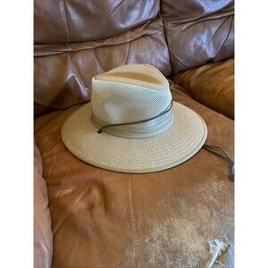 NEW Henschel Hat Company Original Aussie Breezer Hat - KHAKI- MADE IN THE USA L